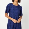 Animal Angel Sleeve Mini Dress