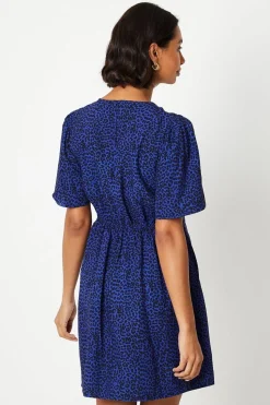 Animal Angel Sleeve Mini Dress
