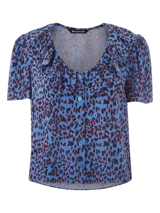 Animal Cheetah Blouse-Animal Print