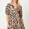 Animal Smock Mini Dress