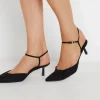 Ankle Strap Kitten Heels