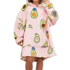 Avocado Print Hoodie Blanket
