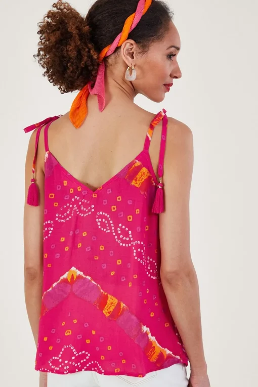 Bandhani Dye Cami Top