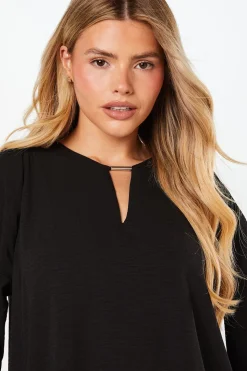 Bar Trim Overhead Blouse