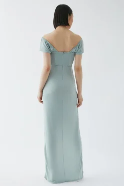 Bardot Slinky Jersey Bridesmaids Maxi Dress