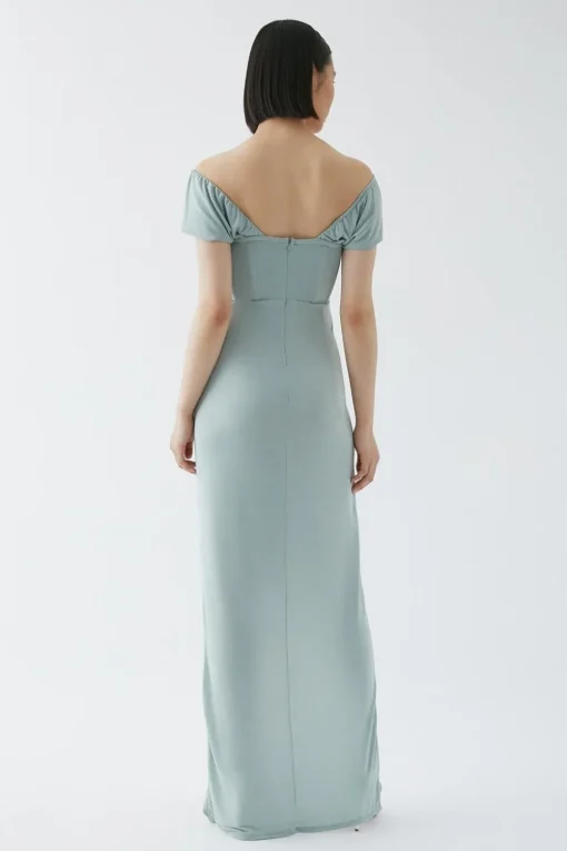Bardot Slinky Jersey Bridesmaids Maxi Dress