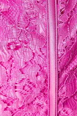 Bardot Twist Lace Midi Dress