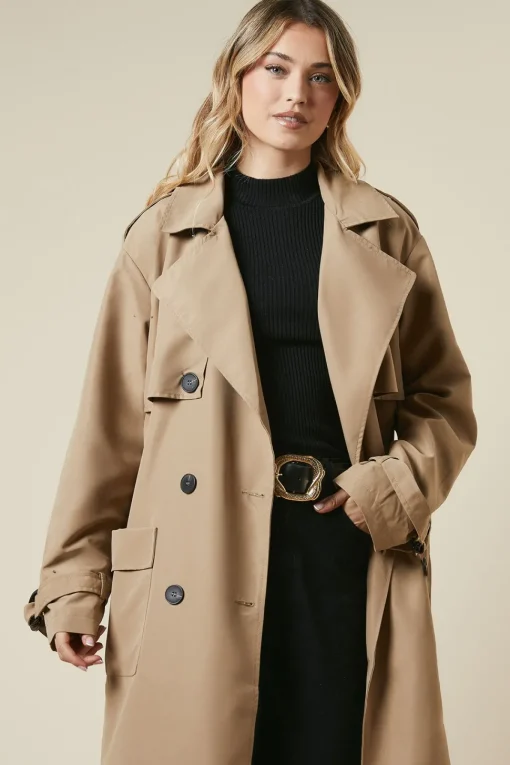 Belt Detail Trench Coat