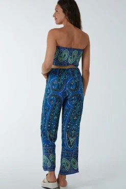 Belted Bandeau Jumpsuit