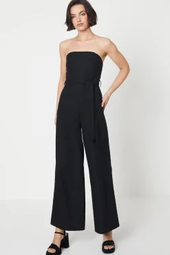 Belted Wide Leg Jumpsuit