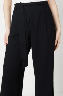 Belted Wide Leg Trouser