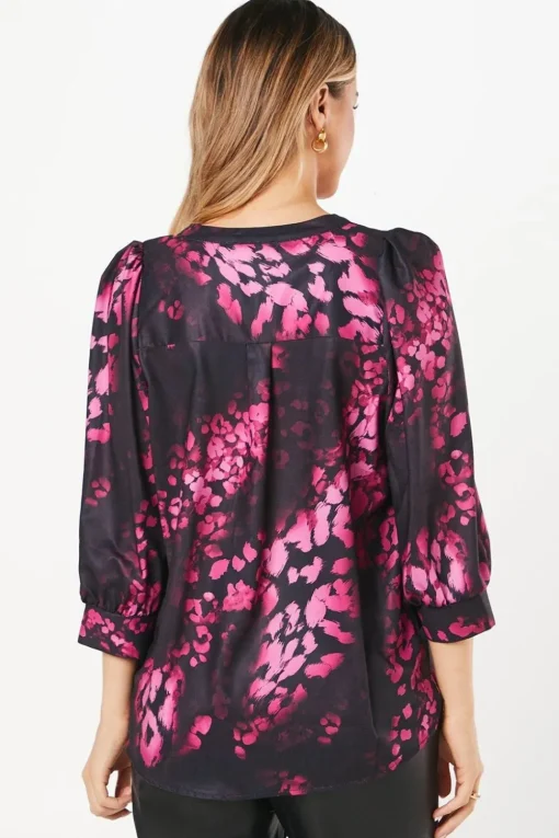 Berry Animal Overhead Blouse