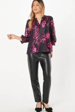 Berry Animal Overhead Blouse