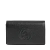 Black Leather Crossbody Bag