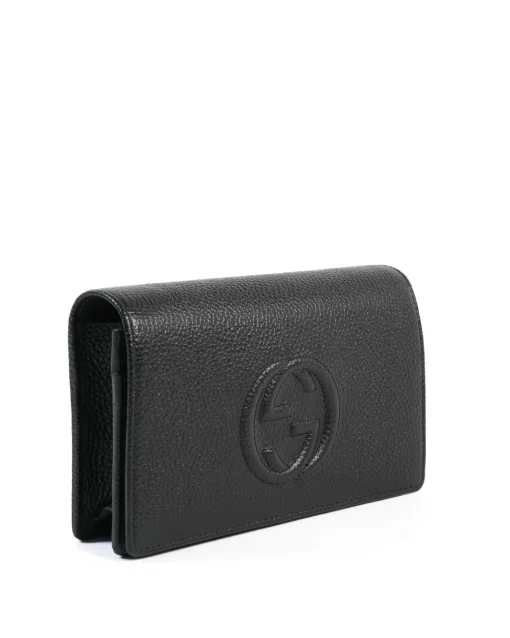 Black Leather Crossbody Bag