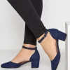 Block Heel Court Shoes