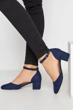 Block Heel Court Shoes