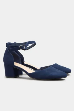 Block Heel Court Shoes