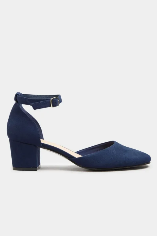 Block Heel Court Shoes