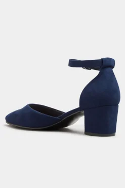 Block Heel Court Shoes