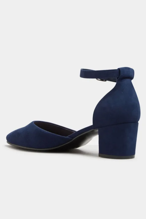 Block Heel Court Shoes