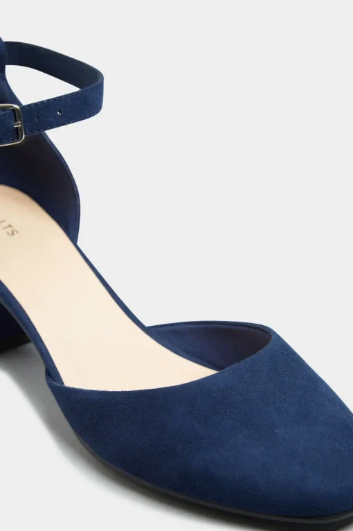 Block Heel Court Shoes