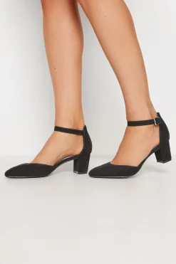 Block Heel Court Shoes In Standard Fit