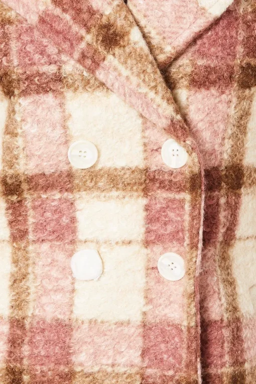Boucle Check Double Breasted Coast