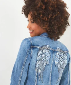 Boutique Embellished Denim Jacket