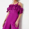 Bow Boodice Wide Leg Culotte Jumpsuit