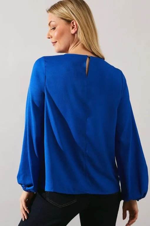 Bow Detail Woven Top