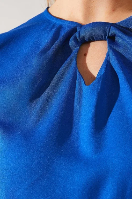 Bow Detail Woven Top