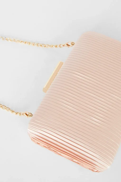 Brooke Satin Clutch Bag