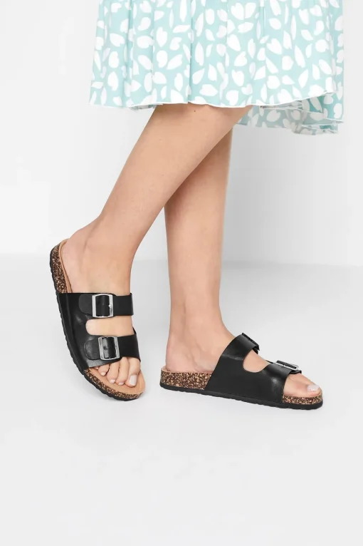 Buckle Strap Footbed Sandals