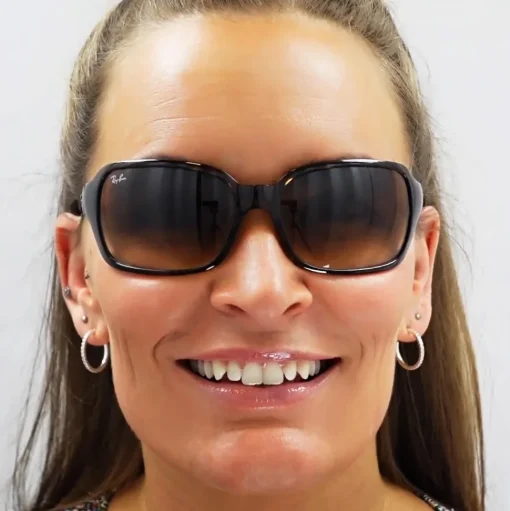 Butterfly Light Havana Brown Gradient 4068 Sunglasses