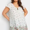 Butterfly Print Blouse