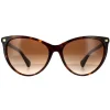 Butterfly Shiny Dark Havana Brown Gradient RA5270 Sunglasses