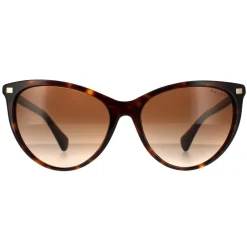 Butterfly Shiny Dark Havana Brown Gradient RA5270 Sunglasses