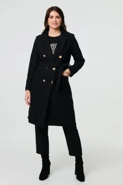 Button Front Tailored Coat