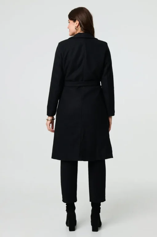 Button Front Tailored Coat