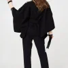 Cape Coat With Belt