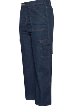 Cargo Pocket Straight Leg Jeans