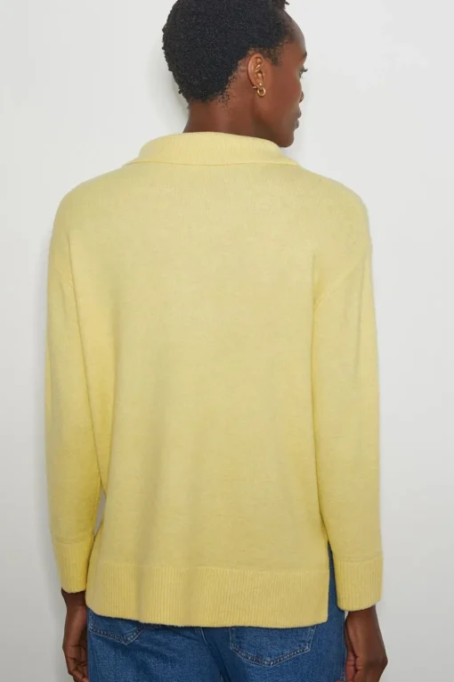 Carla Collar Jumper Yellow