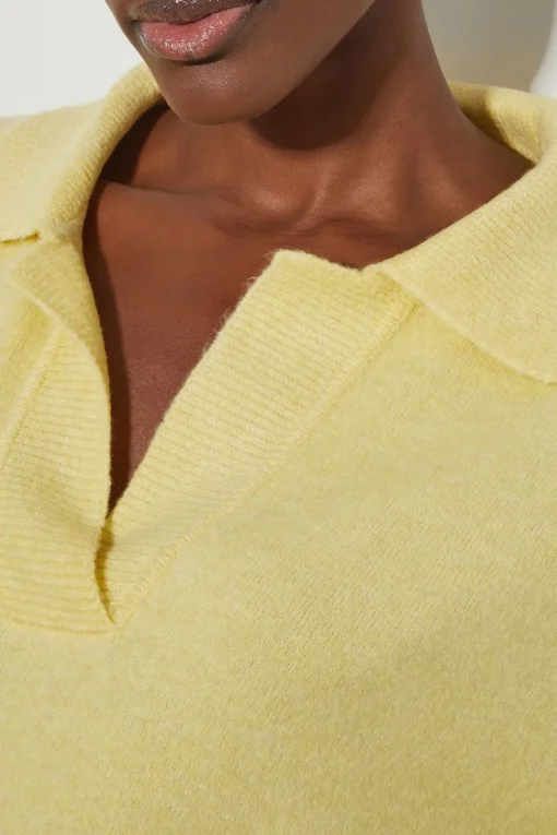 Carla Collar Jumper Yellow