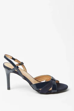 Celeste Cut Out Detail Slingback Heeled Sandals