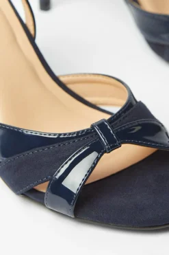 Celeste Cut Out Detail Slingback Heeled Sandals