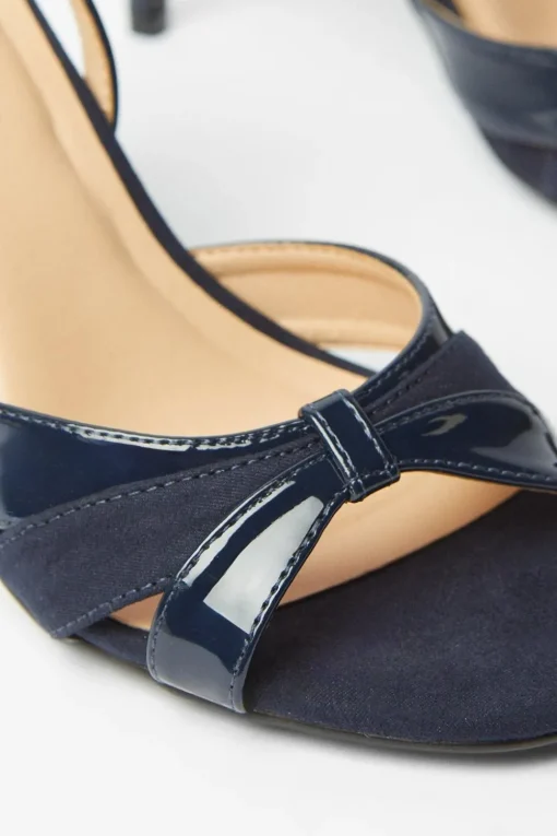 Celeste Cut Out Detail Slingback Heeled Sandals