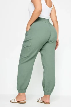 Cheesecloth Cuffed Joggers
