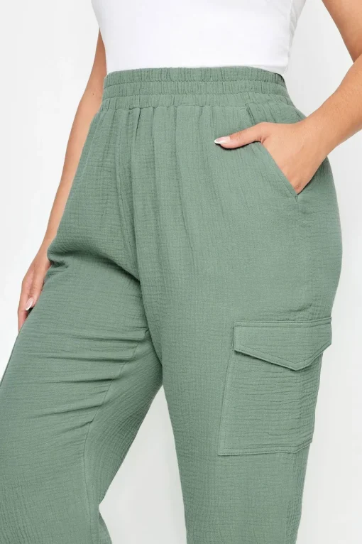 Cheesecloth Cuffed Joggers