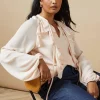 Chiffon Ruffle Blouse